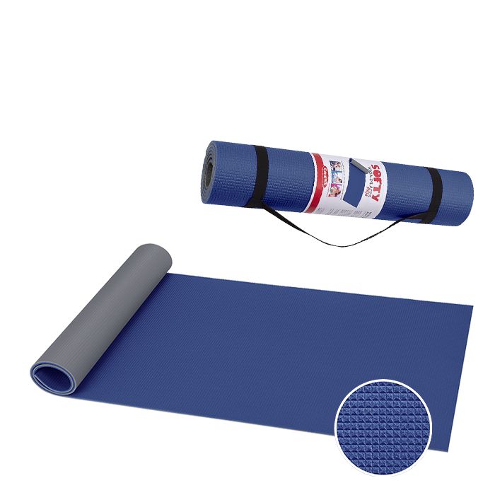 CAMPEX SOFTY YOGA-PILATES PLUS materassino yoga arrotolato con maniglia per  trasporto » Sportclub Online Shop