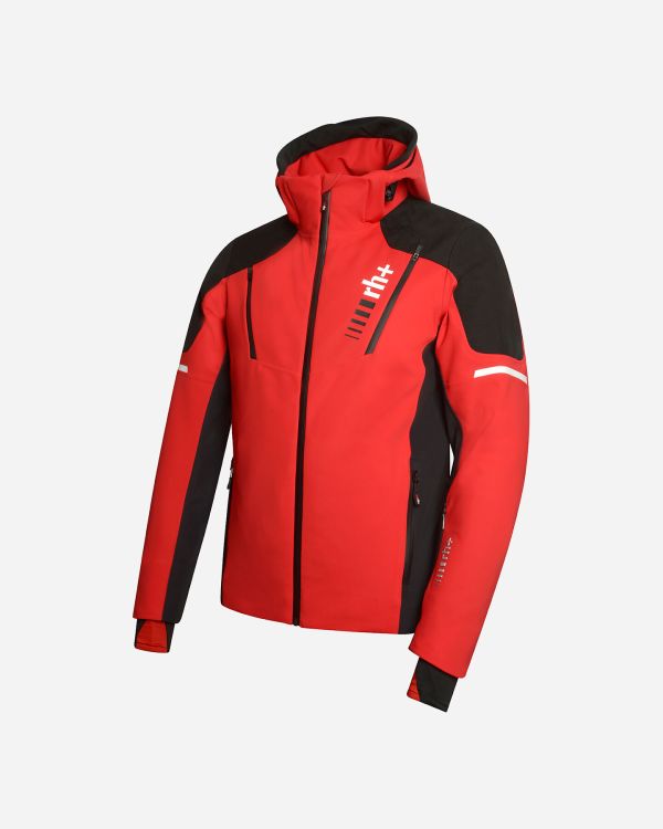 ZERORH+ LOGO JACKET Red/Black/White giacca sci uomo » Sportclub Online Shop