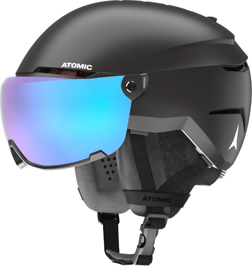 ATOMIC SAVOR VISOR STEREO Black casco sci freeride con visiera