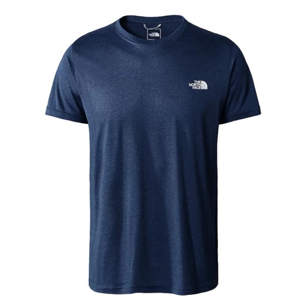 THE NORTH FACE M REAXION AMP T-SHIRT Shady Blue Heather Uomo