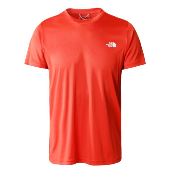 THE NORTH FACE M REAXION AMP T-SHIRT Fiery Red Uomo