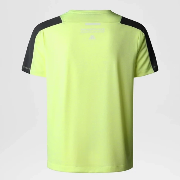 THE NORTH FACE M MOUNTAIN ATHLETIC S/S T-SHIRT Led Yellow White Heather-Asphalt Grey t-shirt manica corta uomo