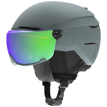 ATOMIC SAVOR VISOR STEREO Green casco sci freeride con visiera unisex