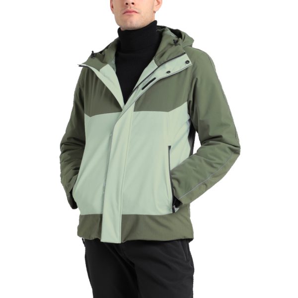 COLMAR SAPPORO REC Verde giacca sci uomo con cappuccio fisso