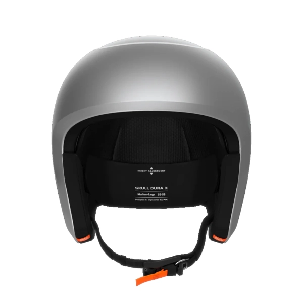 POC SKULL DURA X MIPS Argentite Silver Mat casco sci gara omologato Fis RH2013
