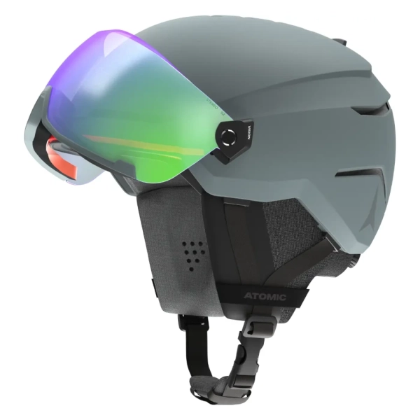ATOMIC SAVOR VISOR STEREO Green casco sci freeride con visiera unisex